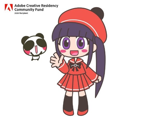 イラストをアニメーションにしていく過程をショートアニメーションとして継続的に投稿しています。アニメーションづくりを身近に感じてもらい、新しいユーザーがアニメづくりにチャレンジしてもらえればという想いから、普段から使用するAdobe AnimateのチュートリアルをTikTok内で紹介しています。