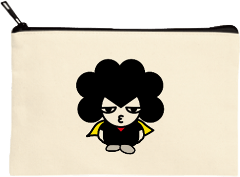 ポーチ_ブラックアフロ