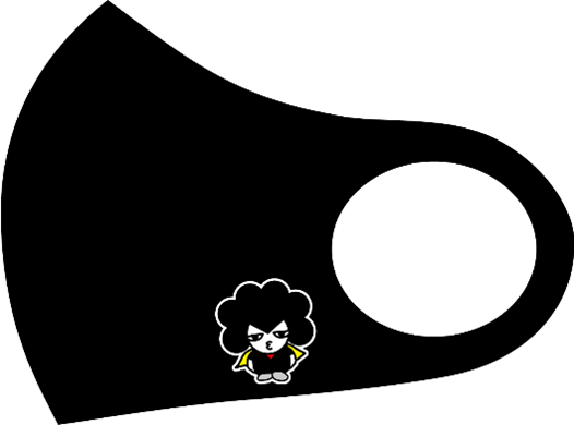 マスク_ブラックアフロ