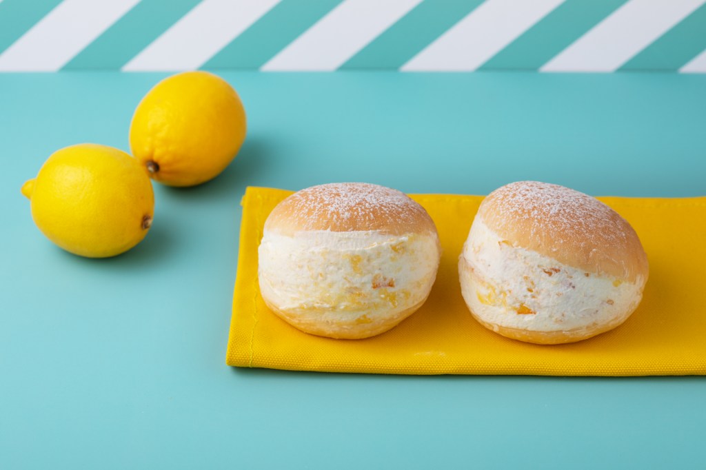 【レモンマリトッツォ】生クリーム専門店ミルクより新発売！レモンのツブツブ感とほんのり黄色のクリームが夏らしい新商品