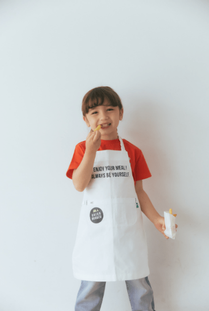 モスバーガーとユナイテッドアローズ グリーンレーベル リラクシングコラボエプロン