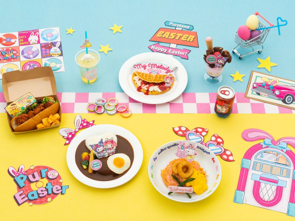 ダイナーにいるキャラクターをイメージした、カラフルなフード＆スイーツメニューを発売！